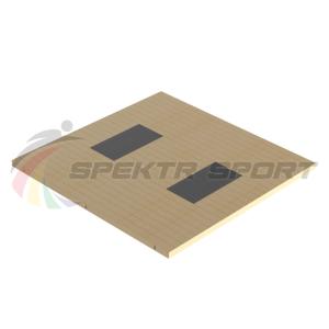 Купить Помост тяжелоатлетический 3х3х0,1м, рез. амортизаторы 1х0,5х0,04м в Невеле 