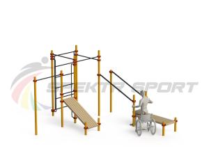 Купить Спортивный комплекс для инвалидов-колясочников WRK-D20_76mm в Невеле 