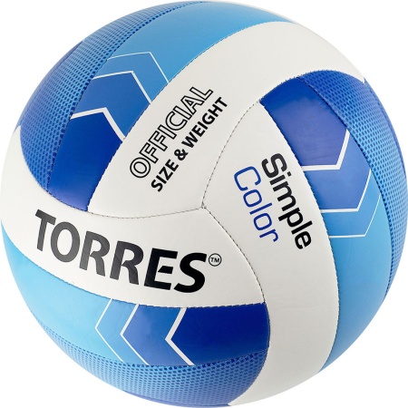 Купить Мяч волейбольный Torres Simple Color любительский р.5 в Невеле 